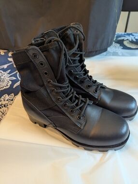 Black Tactical Combat Boots - Lace Up Women's Rothco 6R